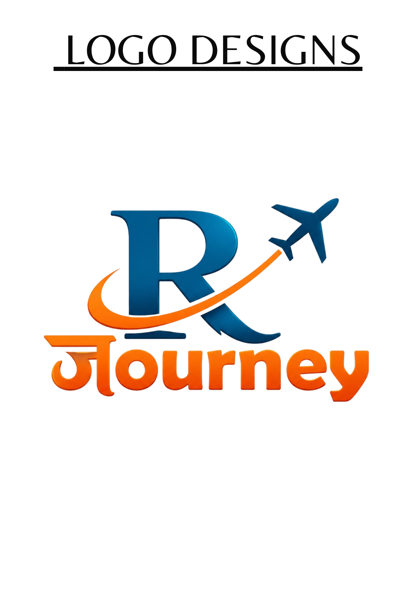 R Journey Travel & Expedition Logotype