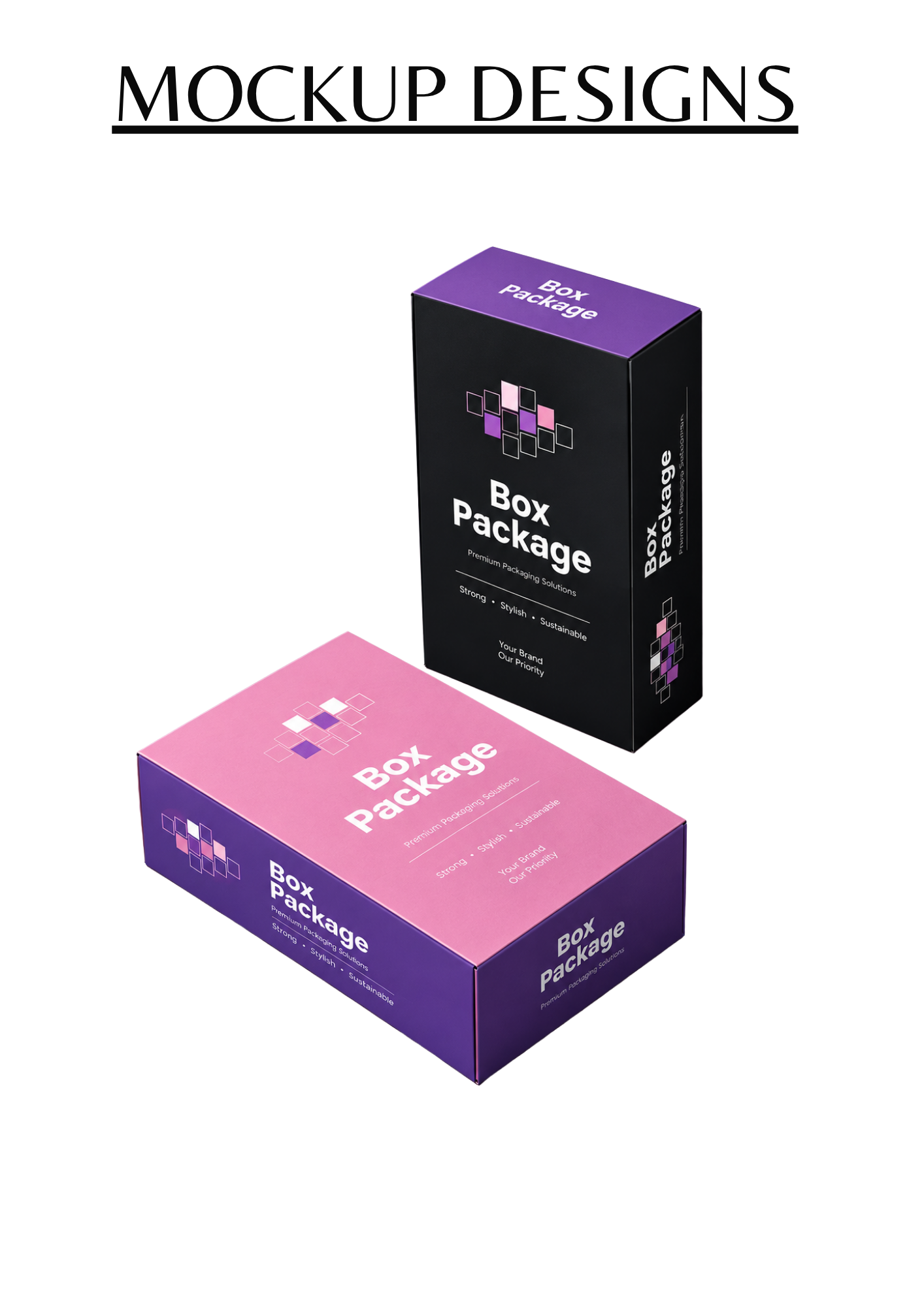 Luxury Rigid Presentation Box Mockup
