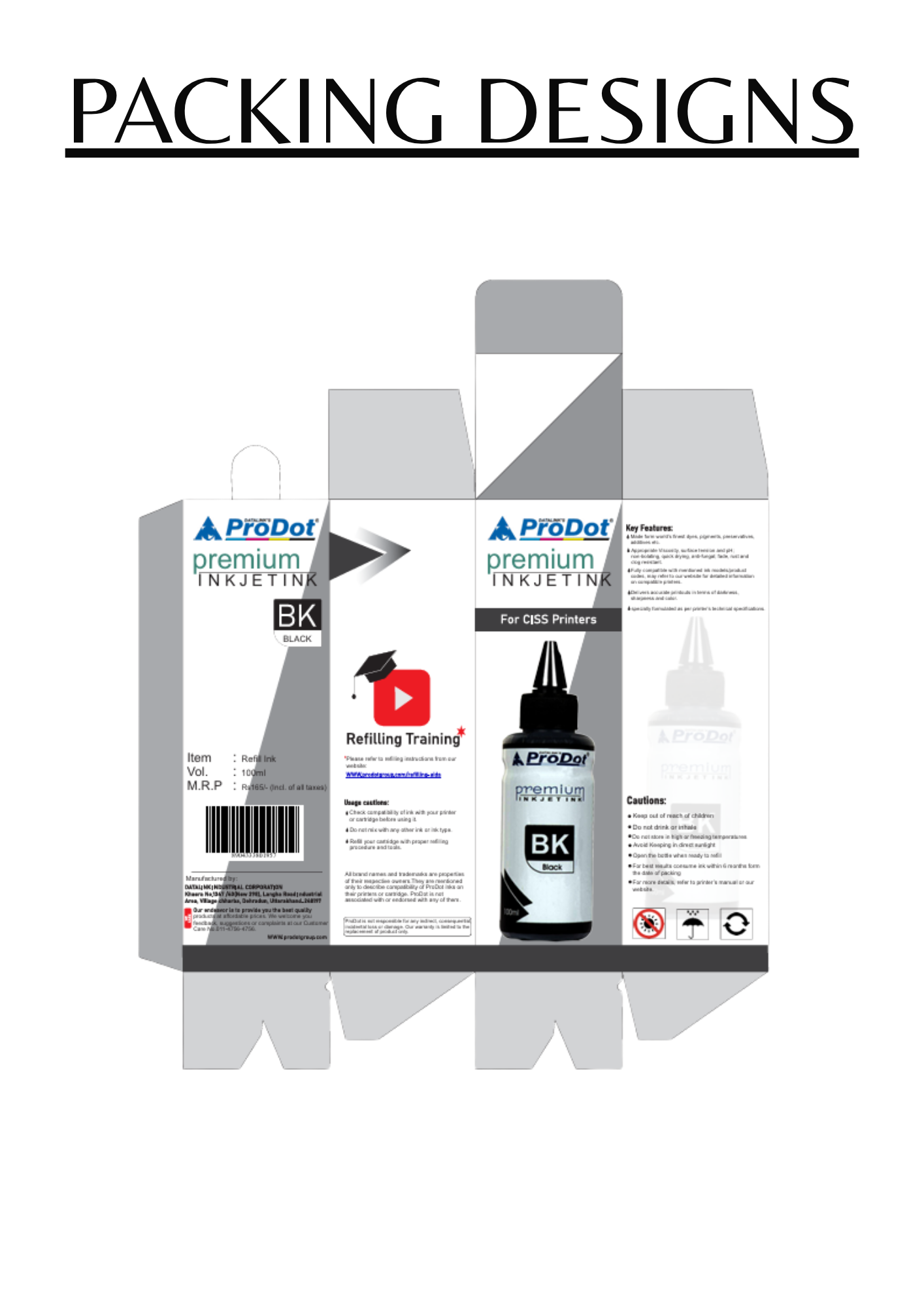 ProDot Inkjet Commercial Retail Box